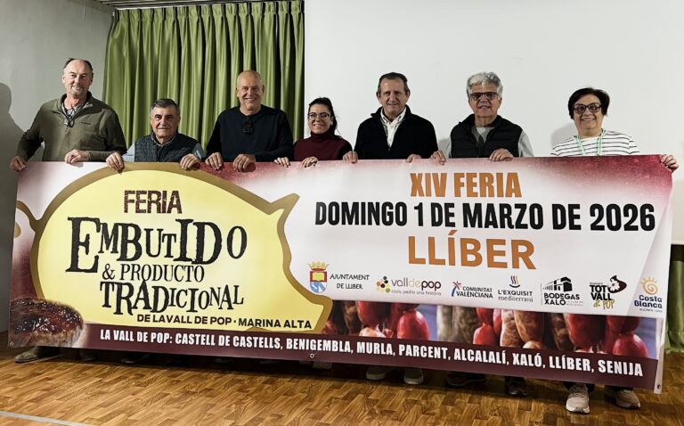 La XIV Feria del Embutido de la Vall de Pop será el domingo 1 de marzo en Llíber